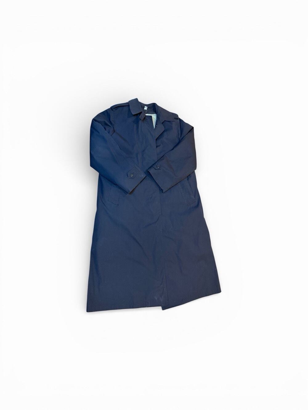 VTG-X Ceiling Zero Women’s 14R Navy Raincoat Zip Out Thinsulate Liner USA Preppy